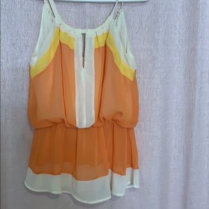 Beautiful chiffon sleeveless shirt